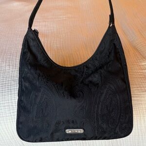 Etro Milano Black Paisley Shoulder Bag